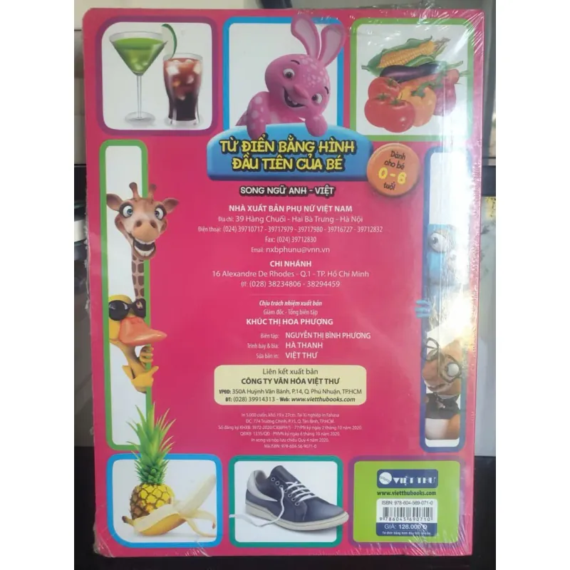 Từ điển bằng hình đầu tiên của bé - Song ngữ Anh Việt dành cho bé 0-6 tuổi 714143