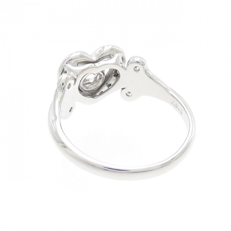 Nhẫn kim cương hình trái tim K18WG 0.348CT 671655