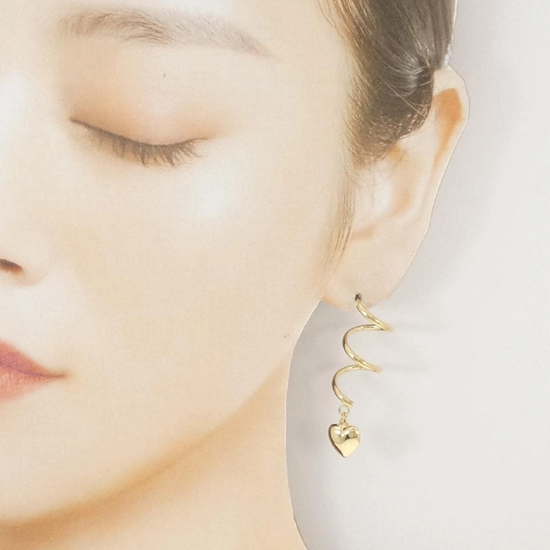 Bông tai hình trái tim 750YG - Hàng hiệu Chính hãng 866295