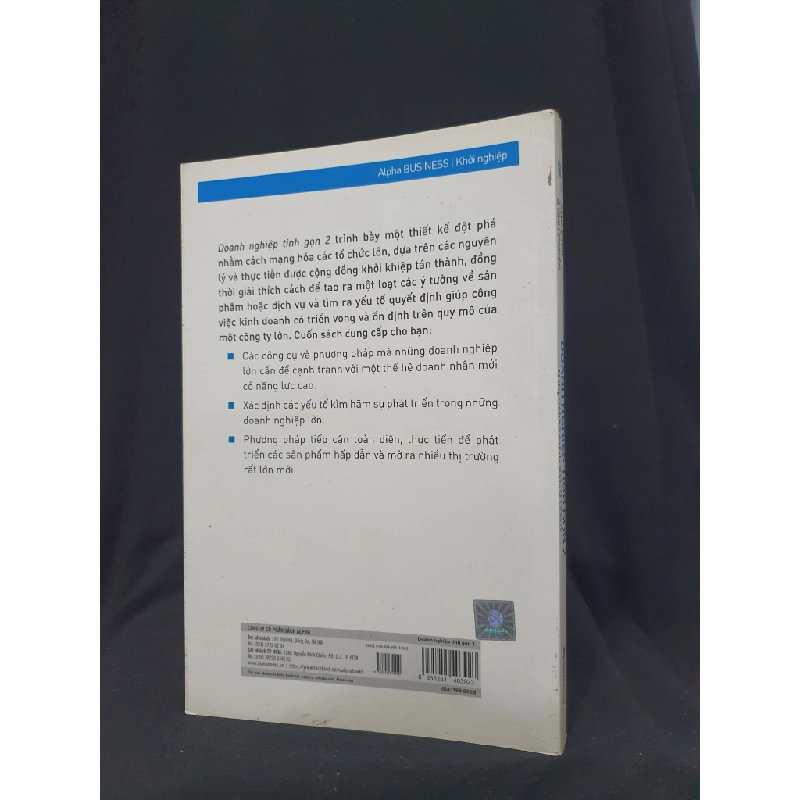 Doanh nghiệp tinh gọn 2 Bộ công cụ đổi mới dành cho những gã khổng lồ mới 80%2018 HSTB.HCM205 Trevor Owen & Obie Fernandez SÁCH KINH TẾ - TÀI CHÍNH - CHỨNG KHOÁN 173430