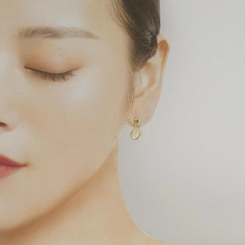 K18YG Bông tai kim cương 0.20CT - Hàng hiệu Chính hãng 870459