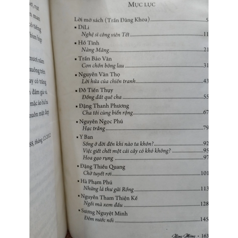 tập truyện ngắn Nàng Măng (Liên Việt & NXB Hội Nhà Văn, 2012), nhà văn Di Li giới thiệu… 298229