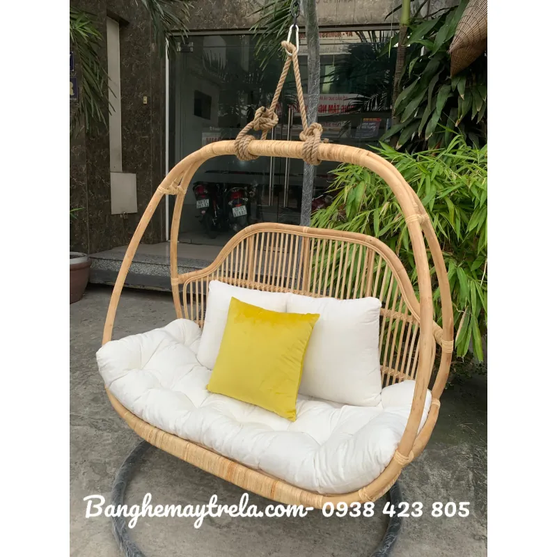 Ghế xích đu đôi mây 553419