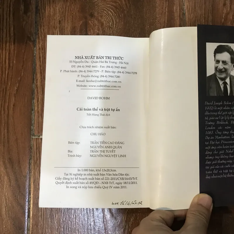 Cái toàn thể và trật tự ẩn - David Bohm (t4.1) 1012842