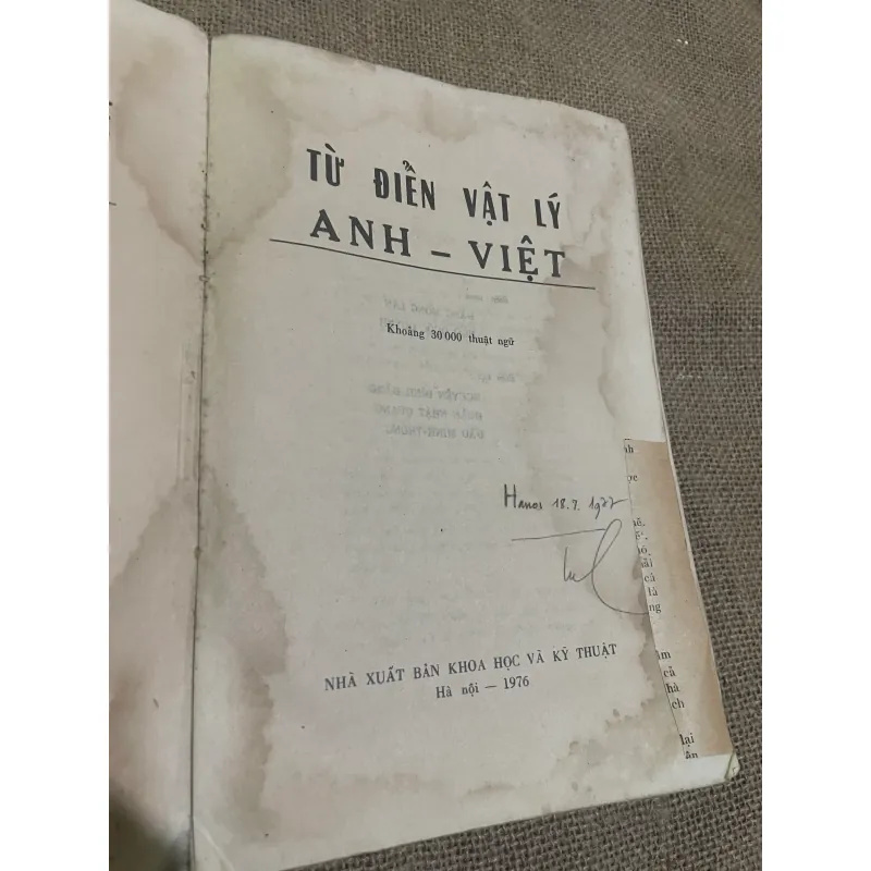 TỪ ĐIỂN VẬT LÝ ANH - VIỆT 570316
