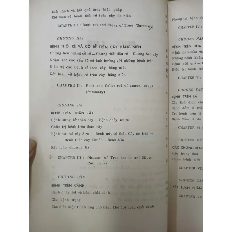 LUẬN KHẢO VỀ CÁC BỆNH THƯỜNG HẠI CÂY CỐI TẠI MIỀN NAM VIỆT NAM 688029