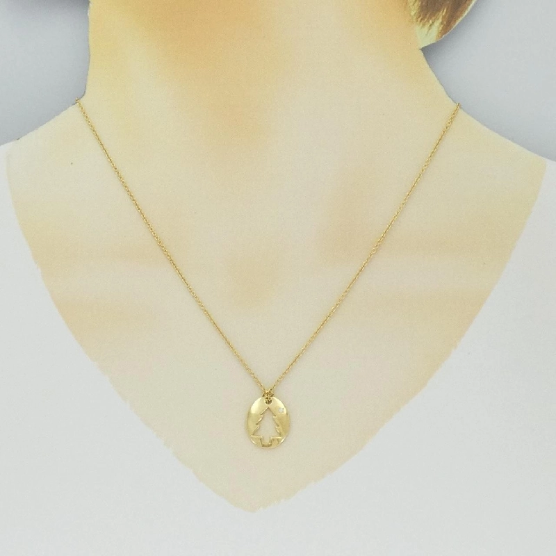 Mikimoto Cây Dây Chuyền Kim Cương - Hàng hiệu Chính hãng 841542