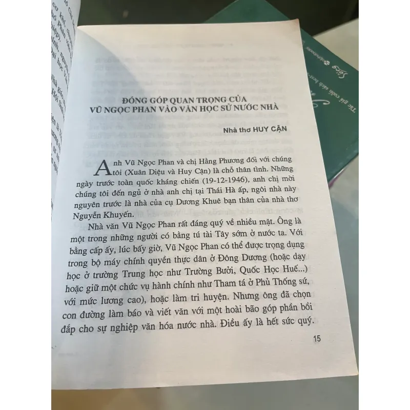 NHÀ VĂN VŨ NGỌC PHAN - NXB VĂN HỌC  1008426