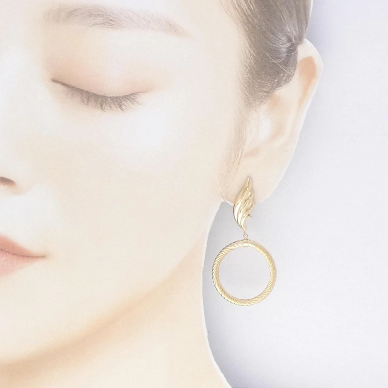 K18YG Bông tai - Hàng hiệu Authentic 870989