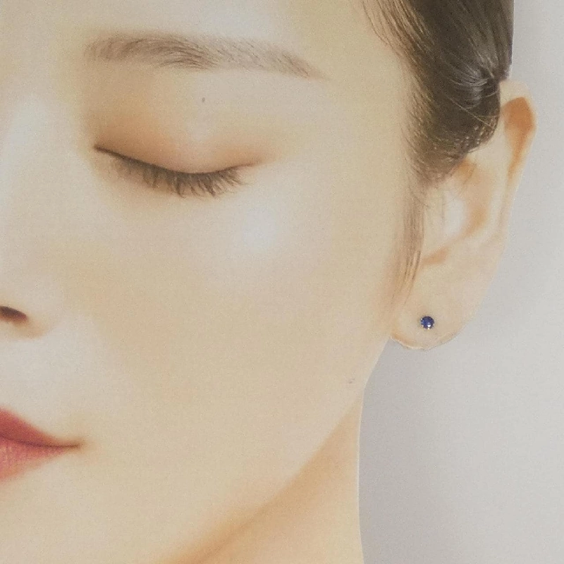 Bông tai Sapphire K18YG 0.20CT - Hàng hiệu Chính hãng 867232