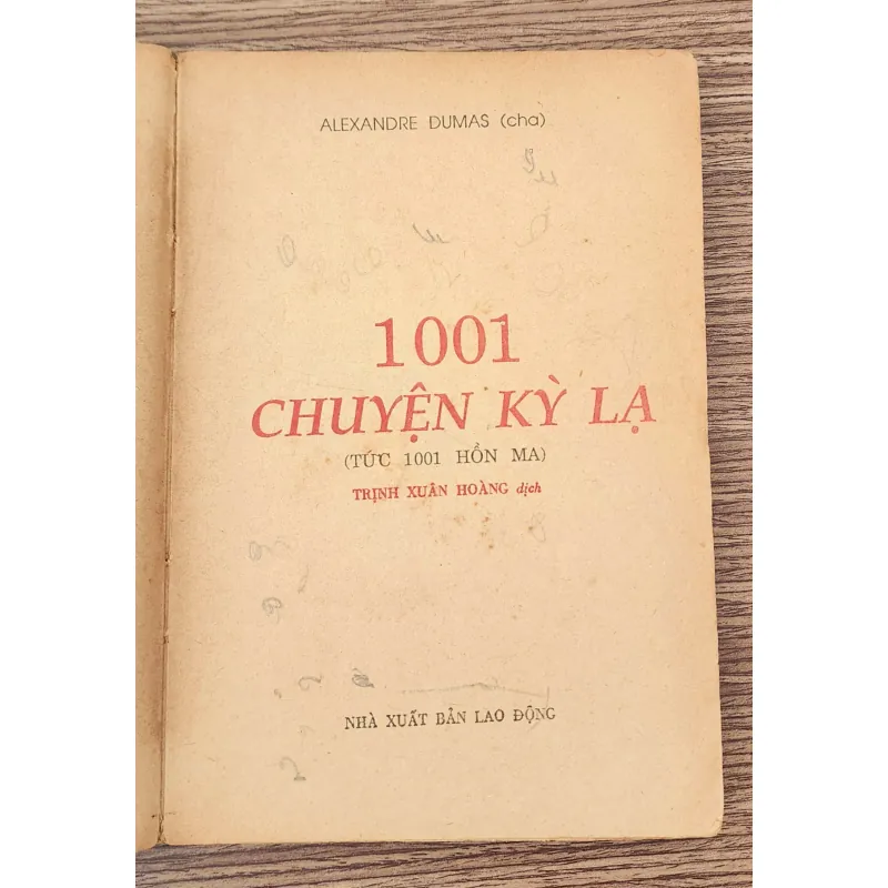 Alexandre Dumas cha - 1001 CHUYỆN KỲ LẠ (tức 1001 HỒN MA) 783820