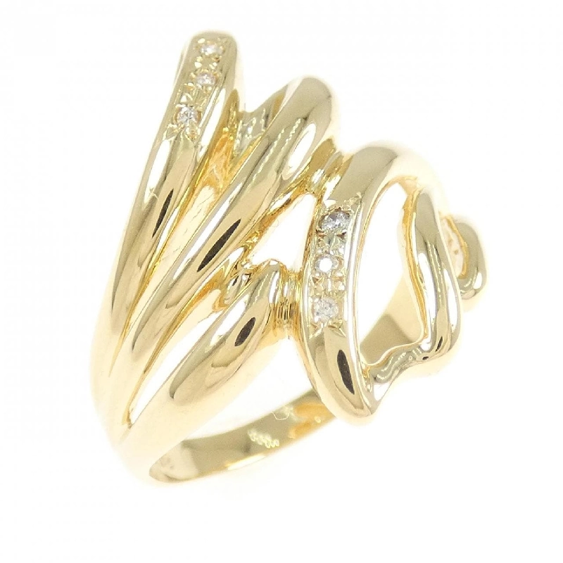 Nhẫn kim cương K18YG 665413