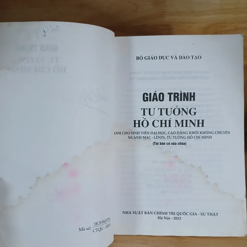 Sách Giáo Trình: LS Đảng Cộng Sản VN, Hồ Chí Minh, Mác-LêNin (3 Cuốn) 594830