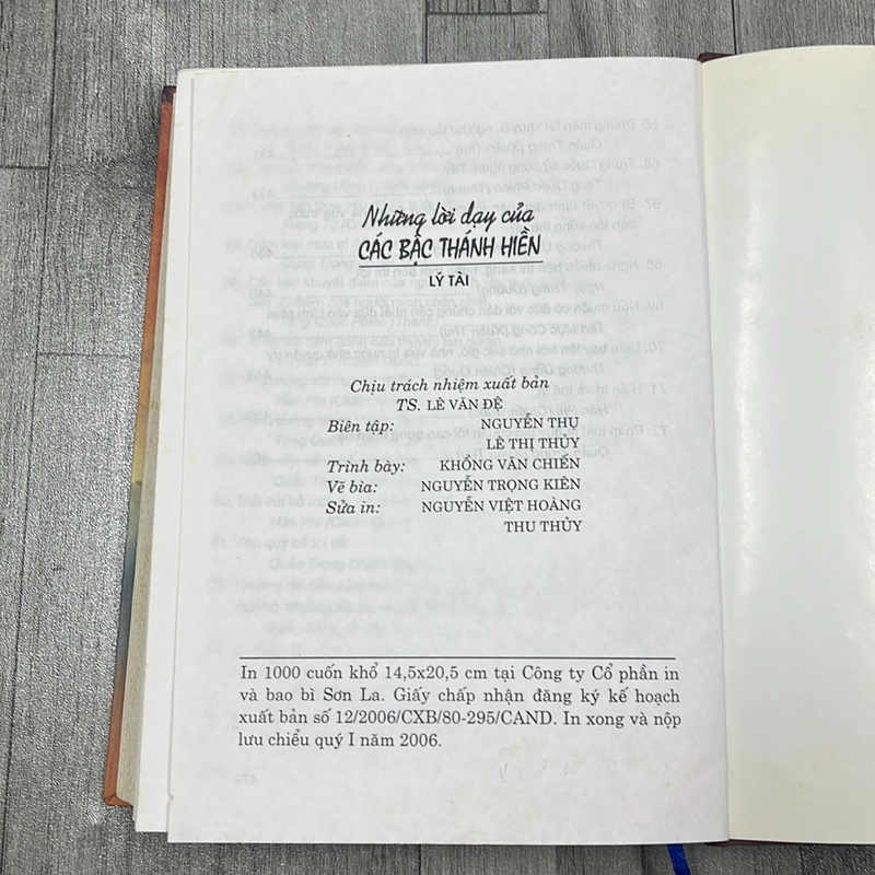 Những lời dạy của các bậc thánh hiền-Lý Tài. 2a2 521821