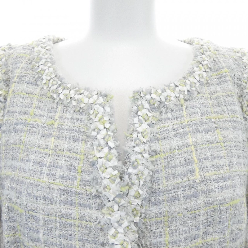 CHANEL P35582V25562 09P Áo khoác không cổ - Hàng hiệu Chính hãng 815174