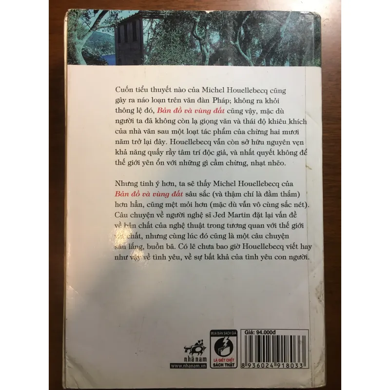 [ĐƯƠNG ĐẠI] Bản Đồ Và Vùng Đất - Michel Houellebecq 604838