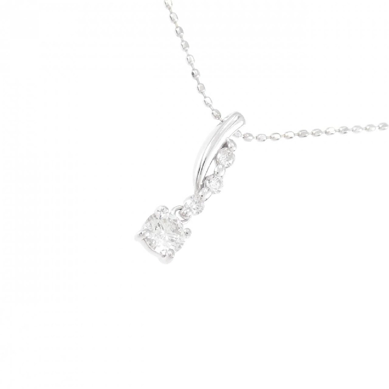 K18WG Dây chuyền kim cương 0.26CT - Hàng hiệu Authentic 867366