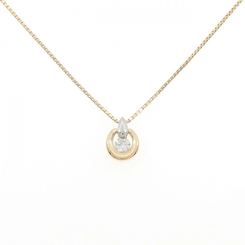 K18YG/PT900 Dây chuyền kim cương 0.22CT - Hàng hiệu Chính hãng 858764