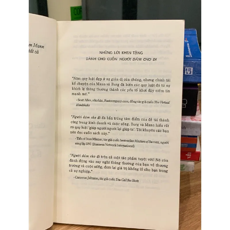 Người dám cho đi (The Go-Giver) – Bob Burg & John David Mann 570817