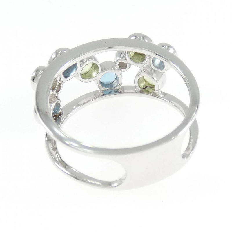 Nhẫn đá màu 750WG 667490