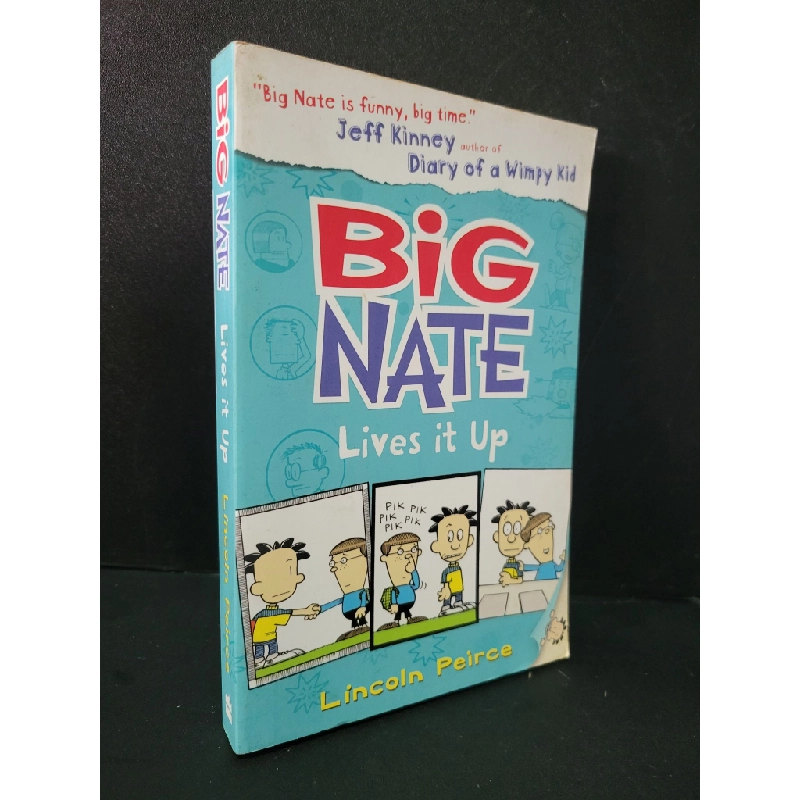 Big Nate lives it up mới 90% bẩn bìa, ố vàng Lincoln Peirce HCM1604 NGOẠI VĂN Blogmeo 27525 464748