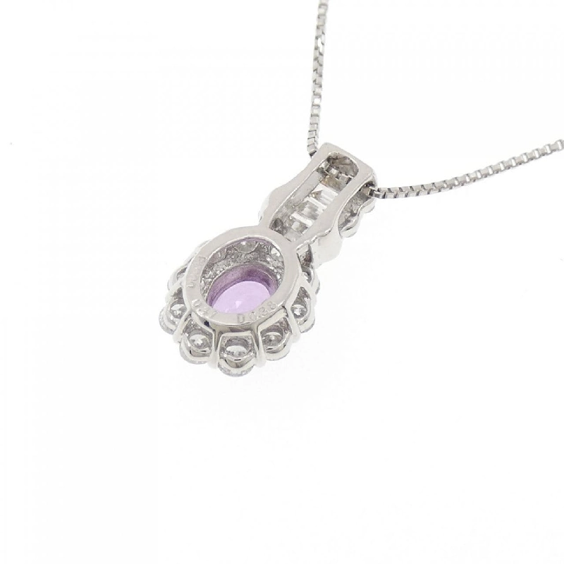 Dây chuyền Sapphire PT900/PT850 0.41CT - Hàng hiệu Chính hãng 861971