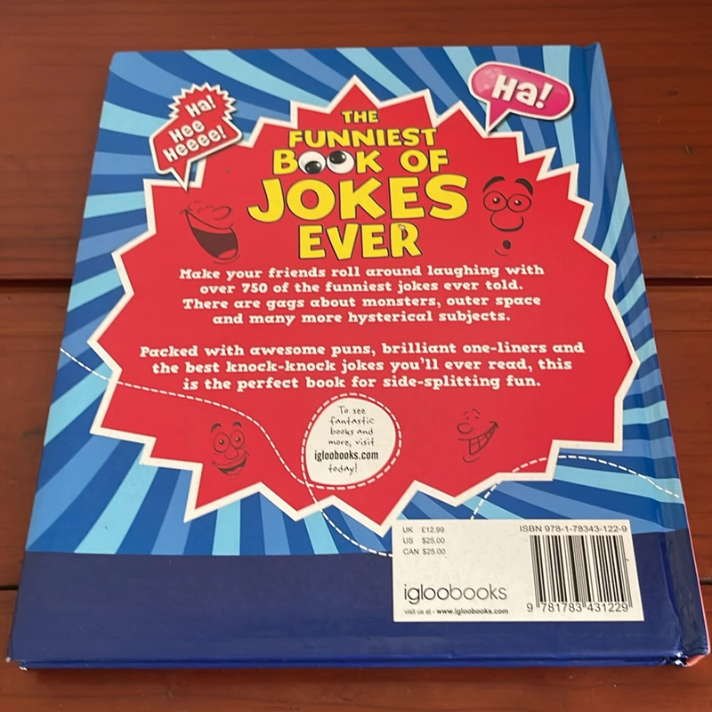 PICTURE BOOK The funniest book of jokes ever 536869