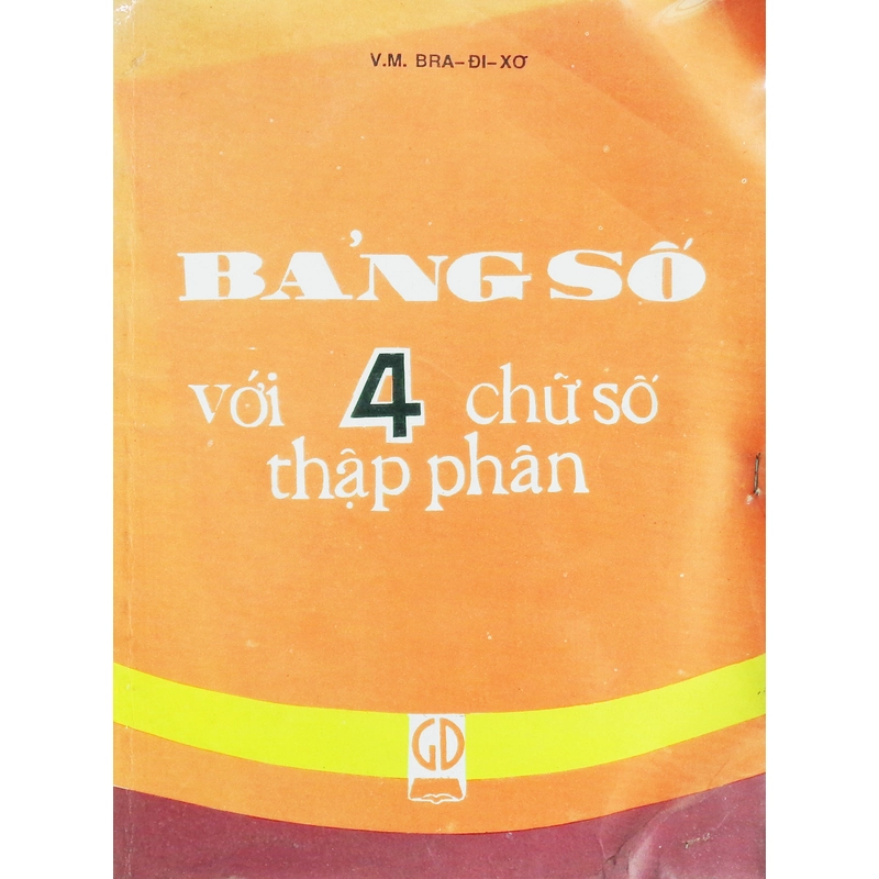 Bảng số với 4 chữ số thập phân 8658