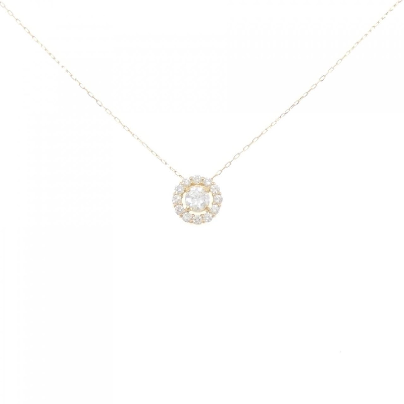 K18YG Dây chuyền kim cương 0.37CT - Hàng hiệu Chính hãng 858695