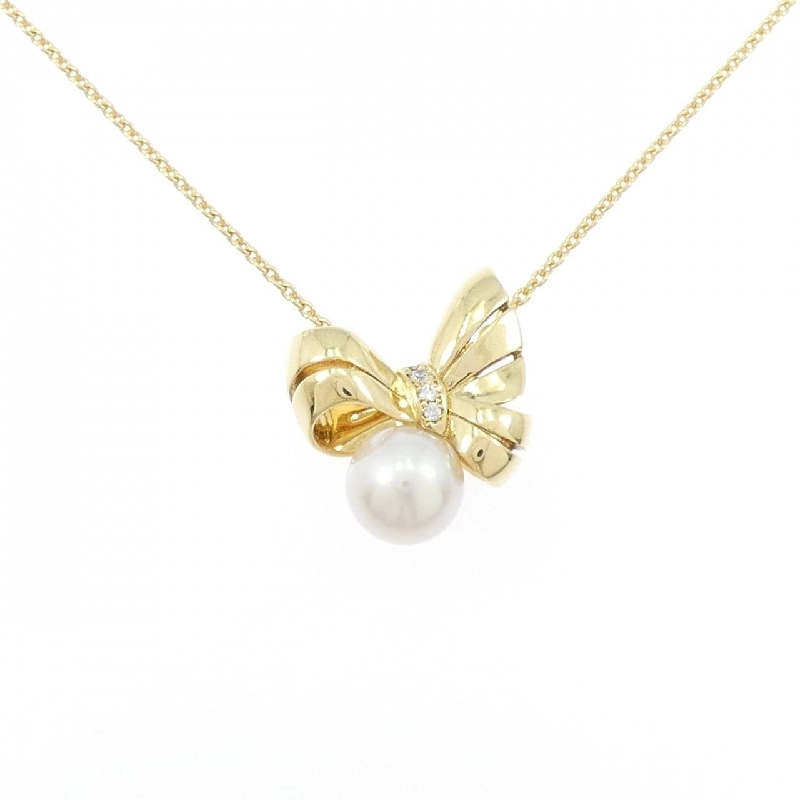 Mikimoto Ju Du Ruban Dây Chuyền 7.9mm - Hàng hiệu Chính hãng 840017