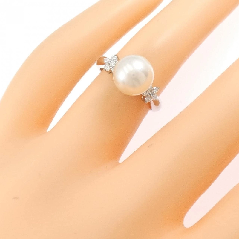 Nhẫn ngọc trai Akoya PT900 8.7mm - Hàng hiệu Authentic 851850