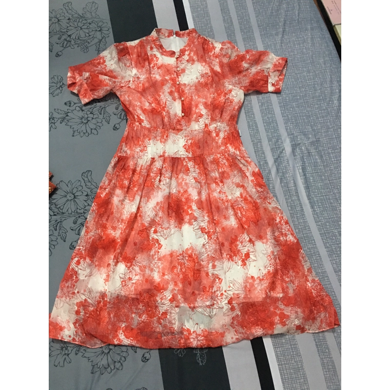 Đầm voan vai các loai 460102