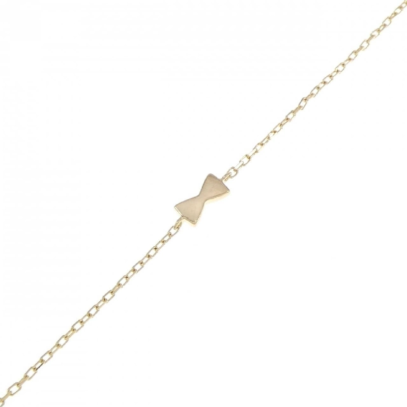 K18YG Dây chuyền kim cương hình ruy băng 0.03CT - Hàng hiệu Chính hãng 871165