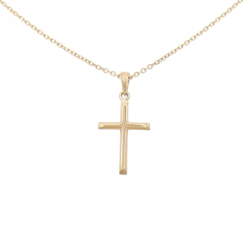 K18YG Dây chuyền hình chữ thập - Hàng hiệu Chính hãng 858523