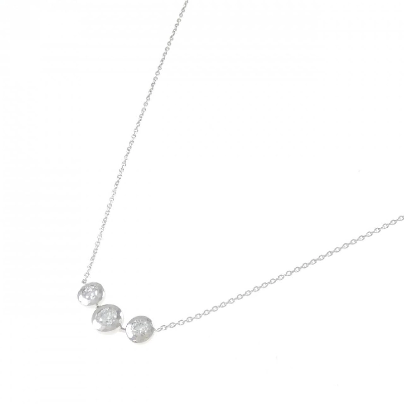 K18WG Dây chuyền kim cương 0.50CT - Hàng hiệu Chính hãng 866643