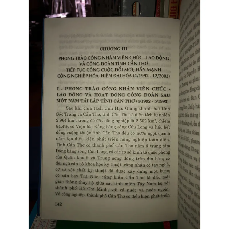 Lịch sử phong trào công nhân viên chức lao động và hoạt động công đoàn Cần Thơ(1975-2003)  595907