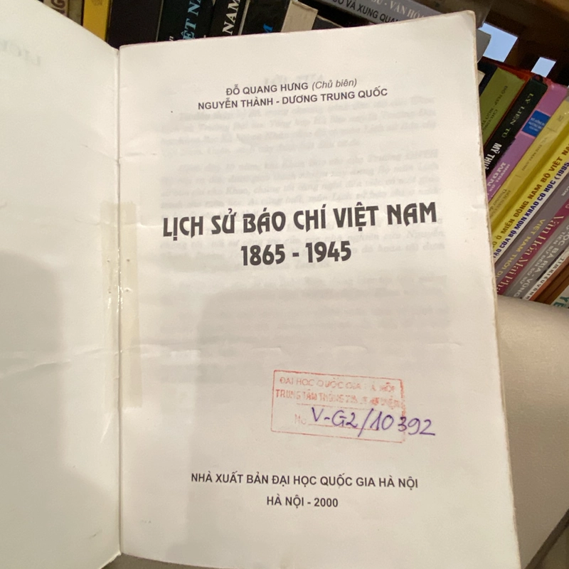 LỊCH SỬ BÁO CHÍ VIỆT NAM 1865 - 1945 455169