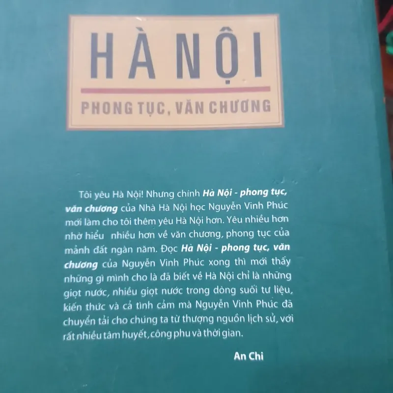 Nguyễn Vinh Phúc - HÀ NỘI, Phong tục, Văn chương 675585