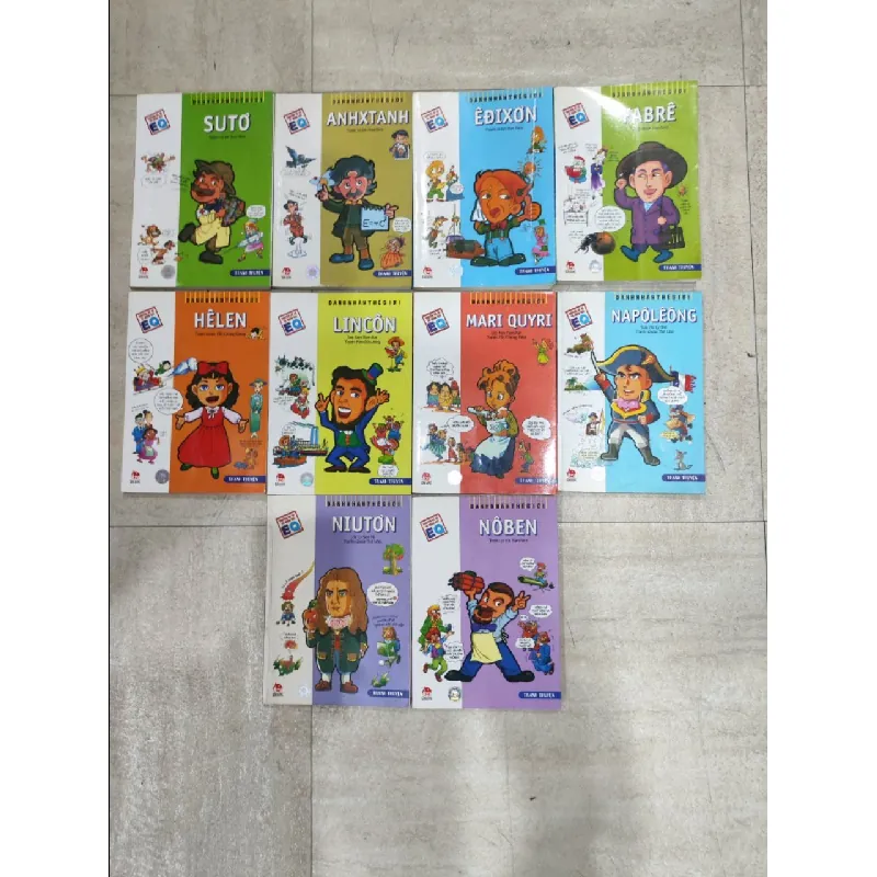 Danh nhân thế giới trọn bộ 10 cuốn ( tranh truyện) 172831