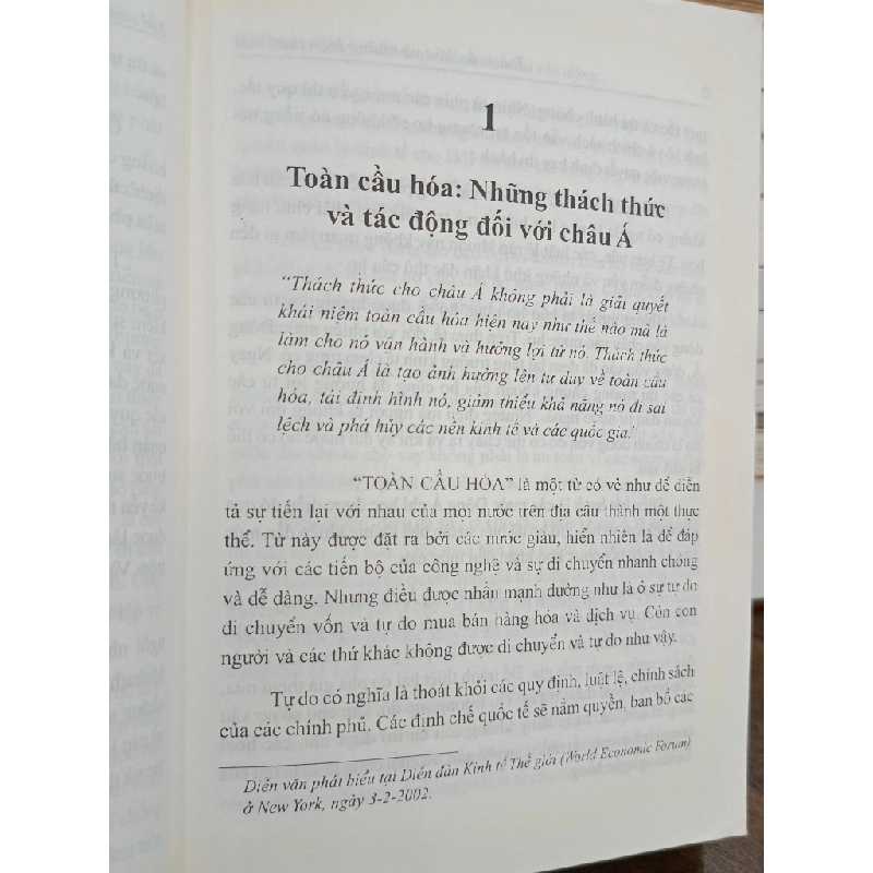 Toàn cầu hoá những hiện thực mới - Mahathir Mohamad 470635