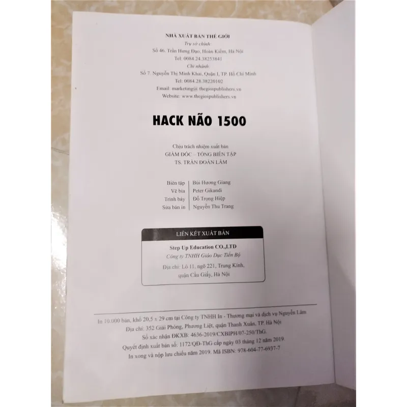Sách - Hack não 1500 - Nguyễn Văn Hiệp chủ biên 602138
