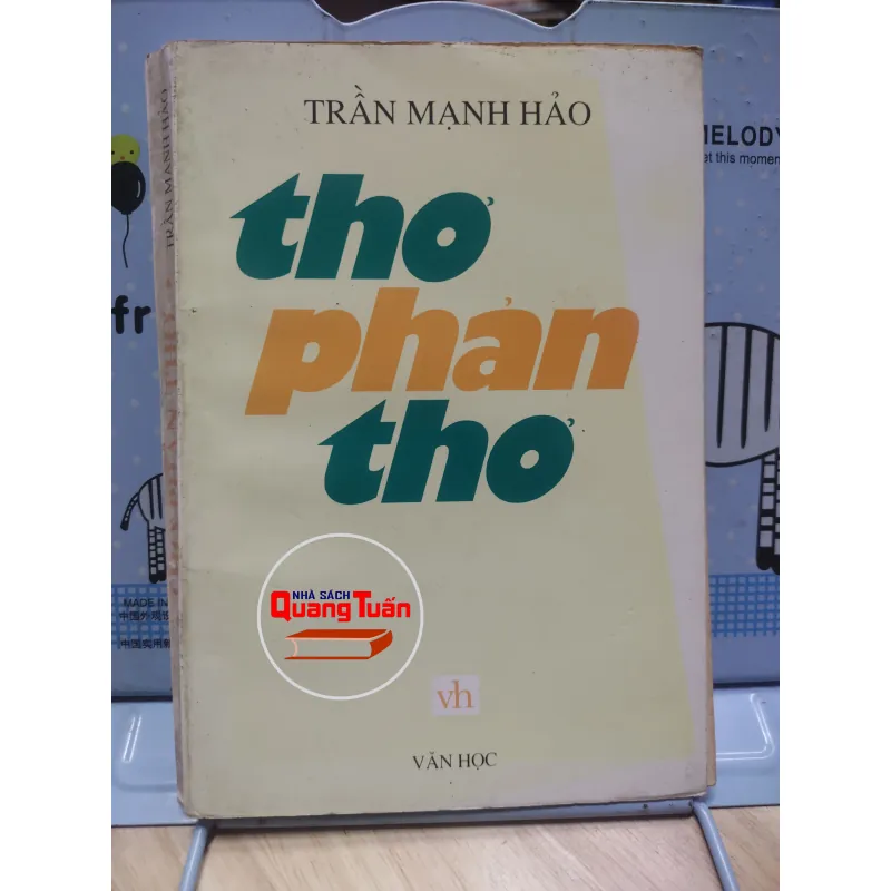 sách: Thơ Phản Thơ - Trần Mạnh Hảo (A2) 573630