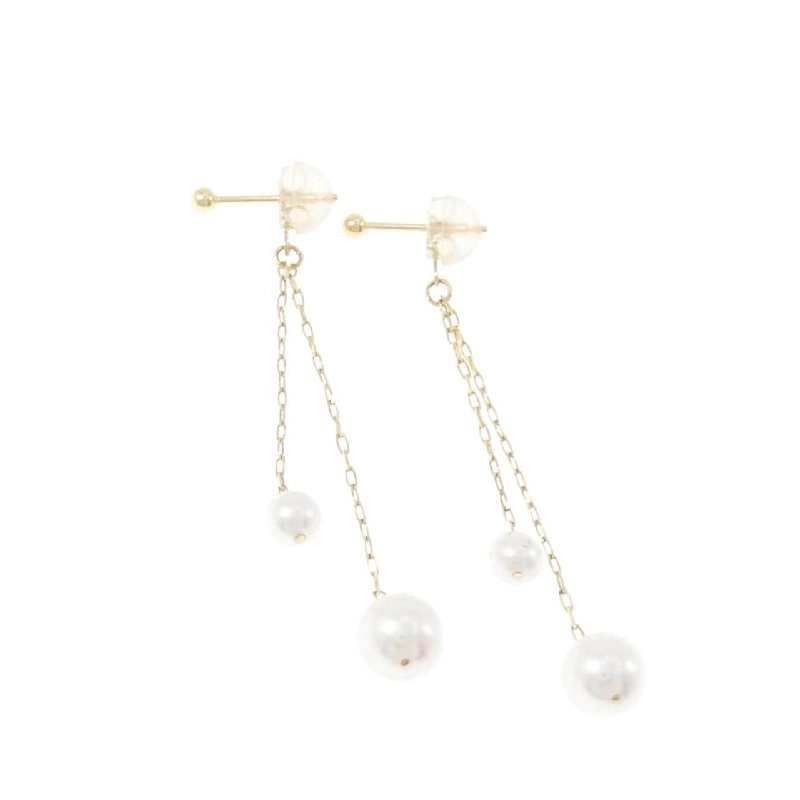 K18YG Bông tai ngọc trai Akoya - Hàng hiệu Authentic 875582