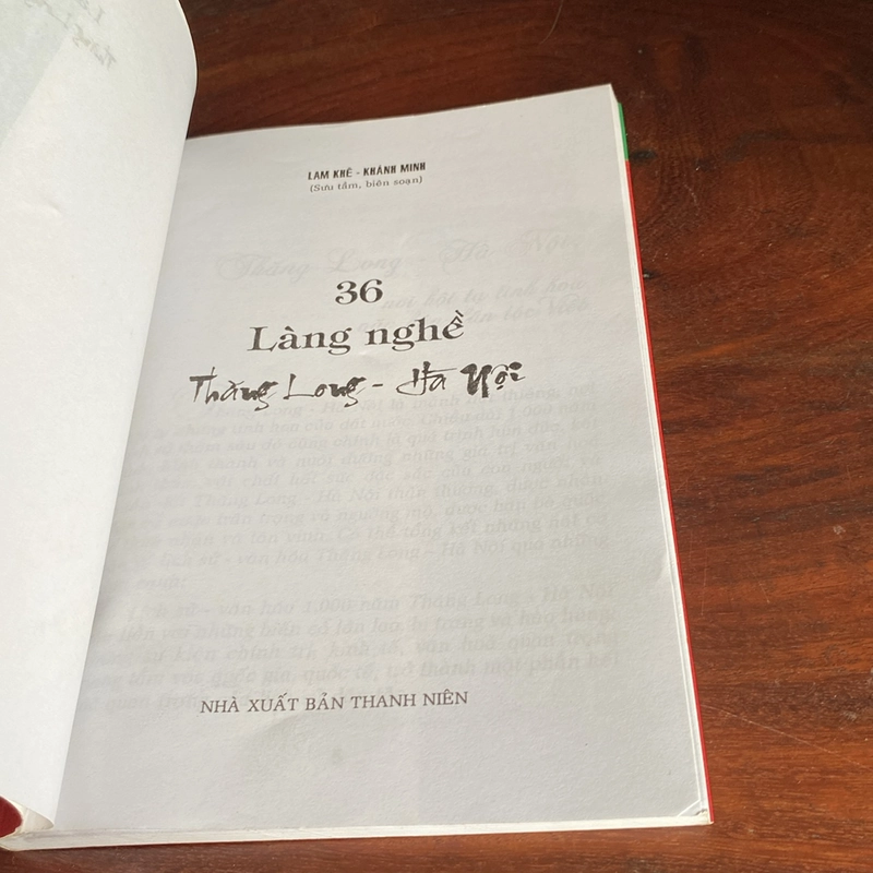 36 LÀNG NGHỀ THĂNG LONG - HÀ NỘI (XB 2010) 508508