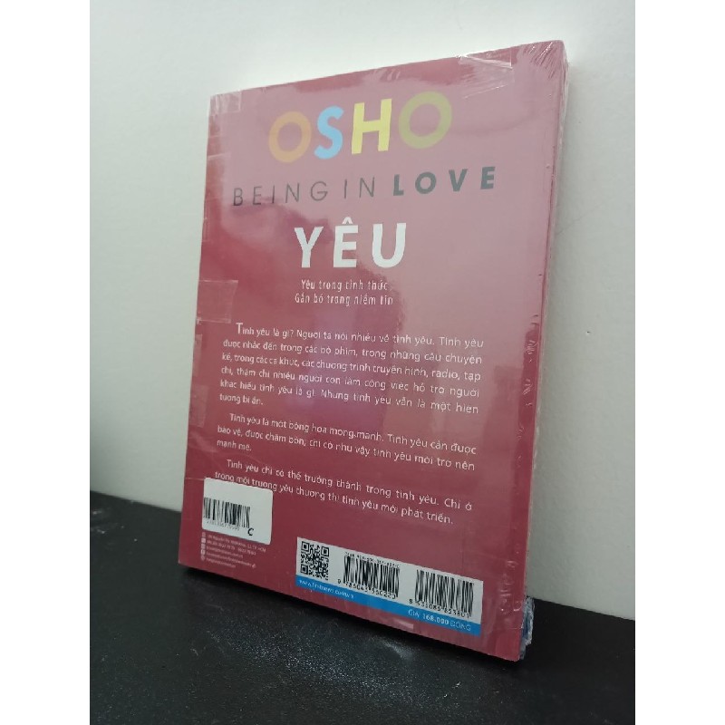 OSHO Yêu - Being In Love - Yêu Trong Tỉnh Thức New 100% ASB2703 65412