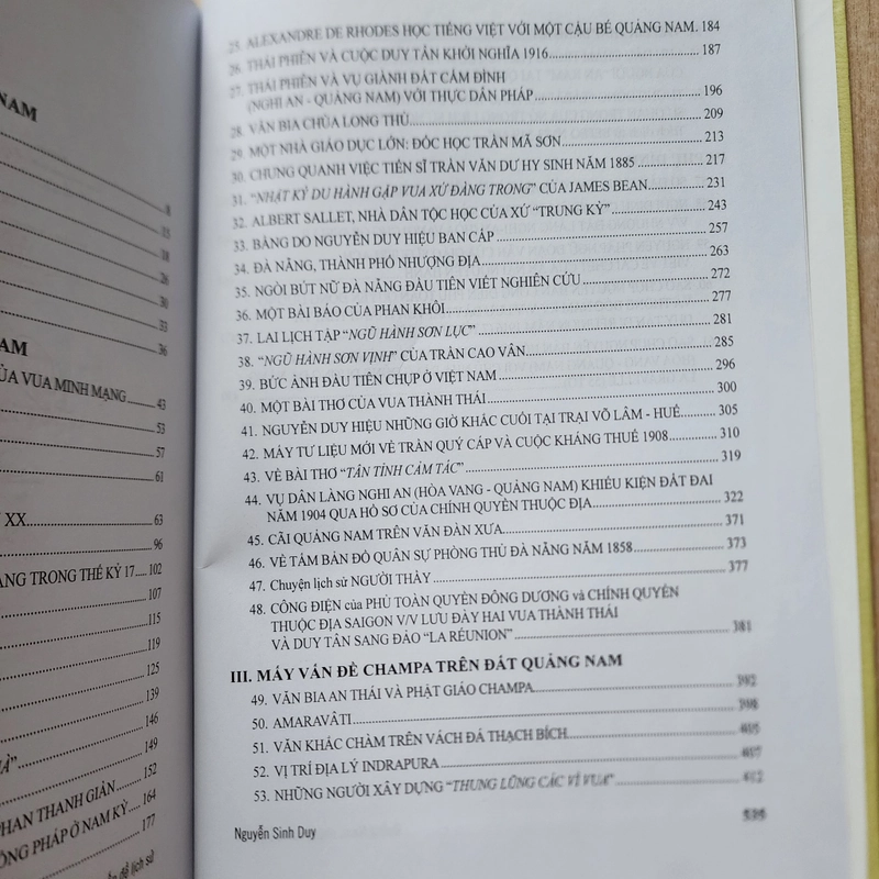 Quảng Nam những vấn đề lịch sử | Nguyễn Sinh Duy  416722