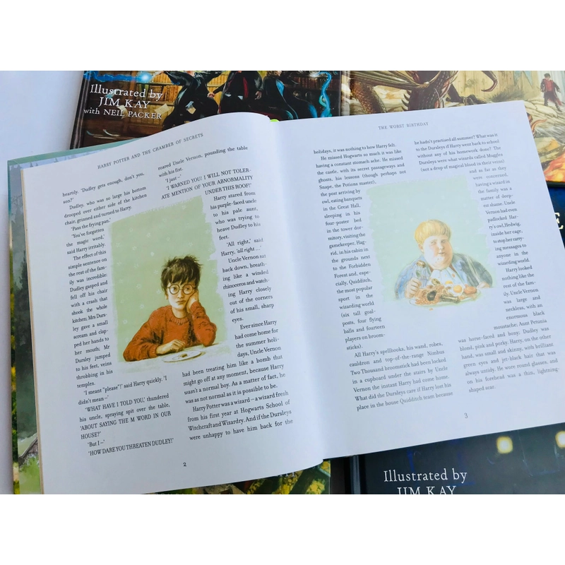 Bộ truyện Harry Potter 5 cuốn bìa cứng đẹp 461217