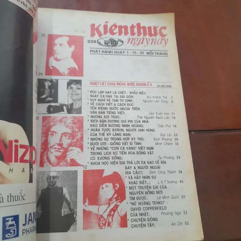 KIẾN THỨC NGÀY NAY số 220 ngày 01.09.1996 590624