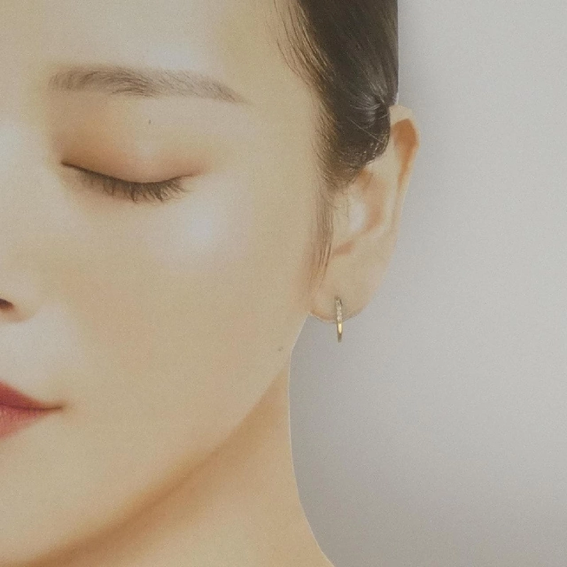 K18YG Bông tai kim cương 0.10CT - Hàng hiệu Chính hãng 866931