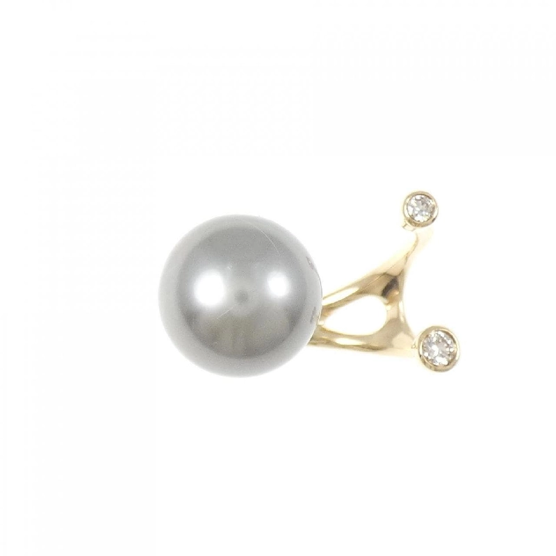 Hirotaka Nhẫn Ngọc Trai Đen 10.4mm - Hàng hiệu Chính hãng 834705